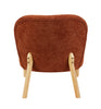 Alana Accent Chair Rust picture from the back