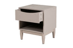 Alesta Bedside Table Grey - Modern Bedroom Collection