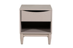 Alesta Bedside Table Grey - Modern Bedroom Collection