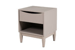 Alesta Bedside Table Grey - Modern Bedroom Collection