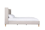 Allegra 5ft King Size Bed Cashmere picture from the side