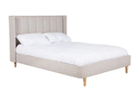 Allegra 5ft King Size Bed Cashmere - Upholstered Beds Collection