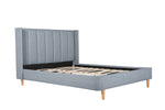 Allegra 5ft King Size Bed Grey icture of the bed frame