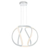 Alonsa Small Pendant White LED
 with adjustable height