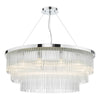 Alpheios 12 Light Chandelier Polished Chrome Glass picture on the white background