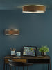 Alvaro 6 Light Flush Bronze/Brown Shade perfect for low ceiling