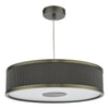 Alvaro 3 Light Pendant Antique Bronze/Brown Shade picture with switched off light