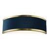 Alvaro Wall Light Brushed Brass With Blue Shade picture on the white background