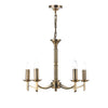 Ambassador 5 Light Armed Pendant Antique Brass picture of the pendant classic design