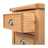 Andora 3 Drawer Locker close side view picture of the opened drawer