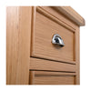 Andora 3 Drawer Locker made from solid wood in light oak finish