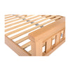 Andora 4ft6 Double Bed Light Oak close view picture of the frame