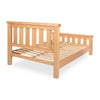 Andora 4ft6 Double Bed Light Oak back view picture