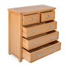 Andora Chest of 5 Drawers picture with opened drawers