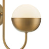 Andre Wall Light Aged Brass close view picture of the shade