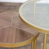 Andrea Nest of 2 Side Tables close view picture of the table tops