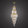 Angel 28 Light Chandelier Crystal and Antique Gold life style picture