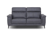 Anthony 2.5 Seater Sofa Graphite close view front photo on the white backing