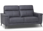 Anthony 2.5 Seater Sofa Graphite close view side photo on the white backing