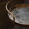 Antique Gold Landscape 3 Tier Trolley with durable handles