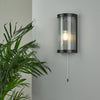 Anund Bathroom Wall Light Matt Black life style picture