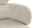 Apollo Dining Chair Beige close view picture of he chair's backrest