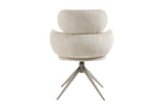 Apollo Dining Chair Beige back view picture on the white background