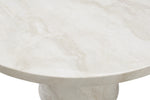 Apollo Round Dining Table 130cm Taupe close view picture of the table top