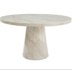 Apollo Round Dining Table 130cm Taupe  front view picture on the white background