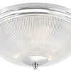 Arbor Bathroom 3 Light Flush Polished Chrome IP44 close view picture of the lamp design