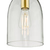 Archie Pendant Satin Bronze close view picture of the glass shade