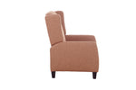 Archie Pushback Chair Rust side view picture