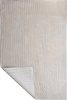 Scatterbox Rug Ariella Stripe Natural picture of the backing of the rug