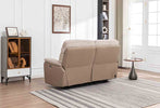 Arlington 2 Seater Sofa Electric Recliner Beige life style photo from the back