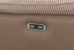Arlington Corner Sofa Electric Recliner Beige close view photo of power panel with USB-C port