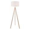 Armitage Tripod Floor Lamp Light Wood picture on the white background