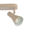 Arnel 4 Light Bar Spotlight Satin Taupe semi-flush ceiling light