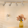 Arnel 4 Light Bar Spotlight Satin Taupe life style picture