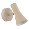 Arnel Single Spotlight Satin Taupe picture with a turned off lights