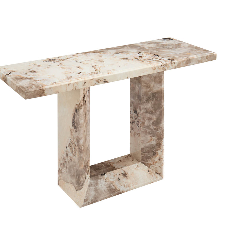 Artemis Console Table Mottled Mocha
