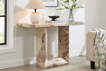 Artemis Console Table Mottled Mocha life style picture