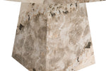 Artemis Round Dining Table 130 cm Mottled Mocha close view picture of the table's base