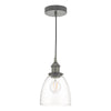 Elegant pendant ceiling light Arvin Pendant Antique Chrome & Glass

