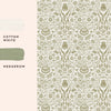 Laura Ashley Ashstead Damask Wallpaper Hedgerow Green perfect goes with those paint colors