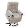 Astoria Dual Motor Lift & Tilt Chair Beige with durable metal base