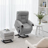 Astoria Dual Motor Lift & Tilt Chair Silver life style picture of the rise chair