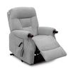 Astoria Dual Motor Lift & Tilt Chair Silver picture with reclined seat