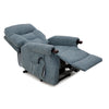 Astoria Dual Motor Lift & Tilt Chair Steel picture with fully reclined chair