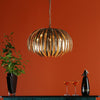 Atticus 5 Light Pendant Gold life style picture