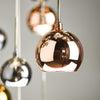 Aurelia 30lt Cluster Pendant Black Chrome woth adjustable height